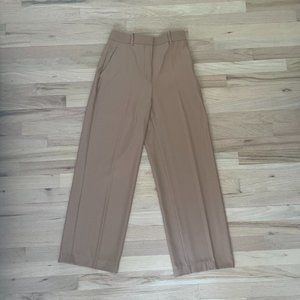 Zara Wide Leg Trousers TAUPE BROWN